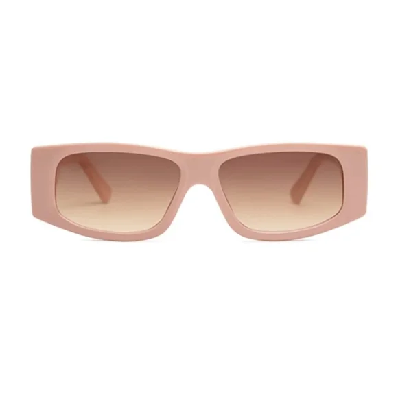 ?New Pink Rectangle Polarized Sunglasses Fashion Trendy Narrow Square Accessories | New Pink Rectangle Polarized Sunglasses  main image 2